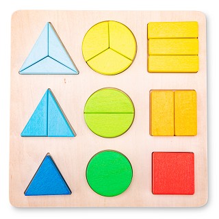 New Classic Toys - Geometric shapes puzzle board